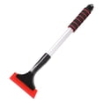 thumbnail image 1 of Ice Scraper for Car Windshield Window, Scratch Free Silicone Ice Snow Scraper for Cars Trucks, Frost Snow Removal Tool with Ergonomic Foam Grip & Aluminum Handle, Winter Car Accessories (Red), 1 of 4