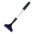 thumbnail image 1 of Ice Scraper for Car Windshield Window, Scratch Free Silicone Ice Snow Scraper for Cars Trucks, Frost Snow Removal Tool with Ergonomic Foam Grip & Aluminum Handle, Winter Car Accessories (Blue), 1 of 3