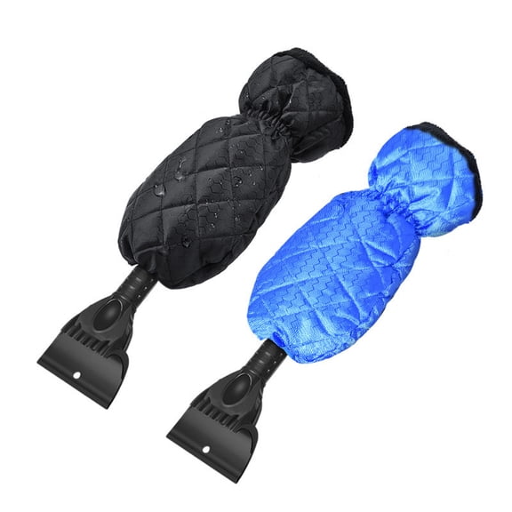Ice Scraper with Glove -Ice Scraper Mitt for Car Windshield from Scrape Frost and Ice,Waterproof Windproof Snow Ice Scrapers Tools Lined Thickened Warm Durable Car Scraper Snow Brush