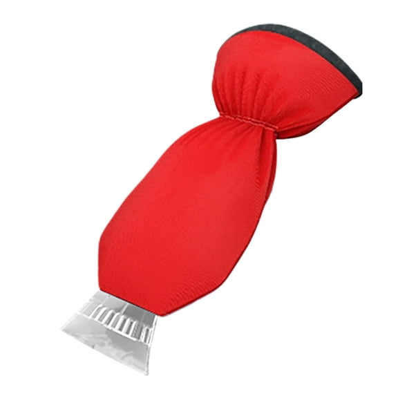 Ice Scraper with Glove, Windshield Scraper and Mitt, Waterproof Snow Remover Mitten for Cars Window Frost Truck Auto, Winter Snow Brush Tool for Ice Removal