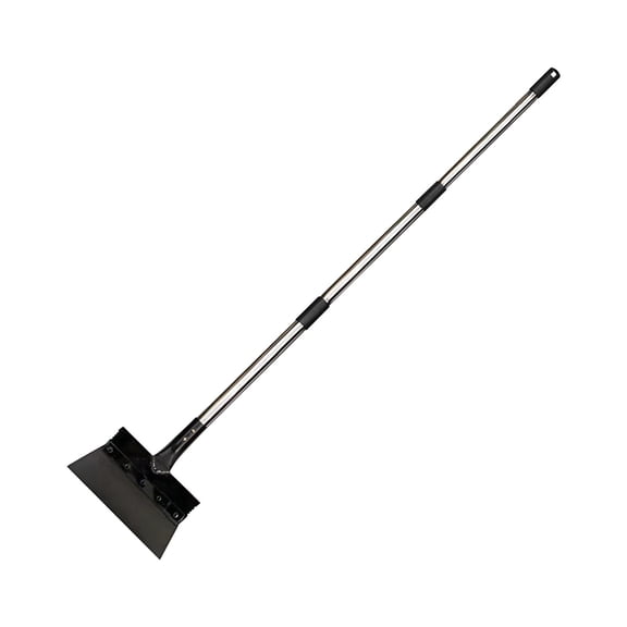 Ice Scraper Heavy Duty, Extra Ice Scraper Heavy Duty, 11"Wider Garden Flat Floor Scraper with 60" Long Adjustable Handle, Multifunctional Gardening Spade Shovel, Cleaning Scraper for SUV Truck Auto