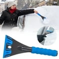 thumbnail image 1 of Ice Scrapers for Car Windshield, 9.8 Inch Ice Snow Frost Removal Scraper with Foam Handle Ice Scraper for Truck SUV Car Window, Durable Car Accessories for Cleaning (Blue), 1 of 9