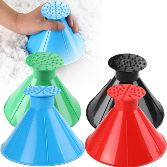 Ice Scrapers for Car Windshield,4 PCS Magical Car Ice Scraper,Windshield Scraper for Ice and Snow,Magical Ice Scrapers for Car Windshield
