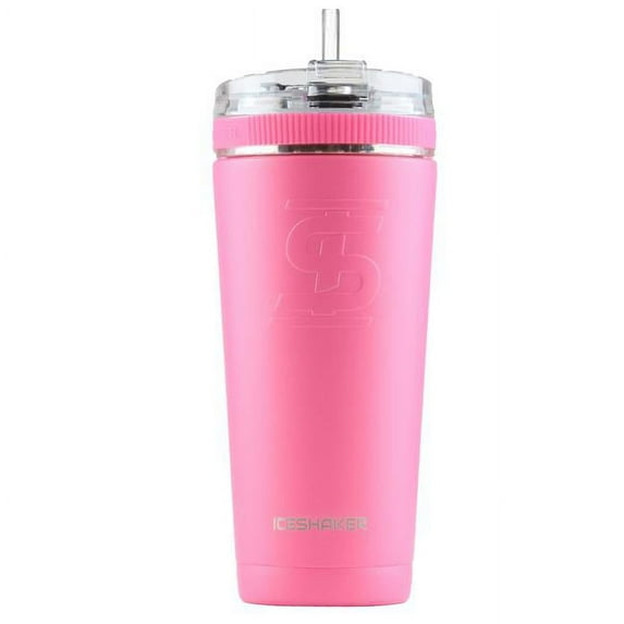 Ice Shaker 26FlexPink 26 oz Bottle with Flex Lid, Pink