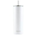 thumbnail image 1 of Ice Shaker TumblerWhite 20 oz Skinny Steel Tumbler, White, 1 of 8