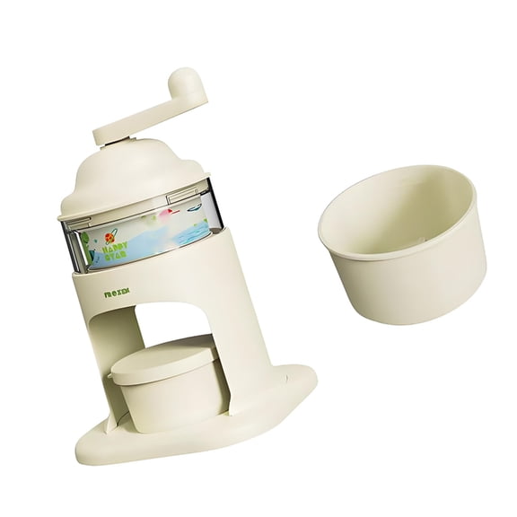 Ice Shaving Machine with Ergonomic Handle Manual Hand Crank Ice Crusher Tool