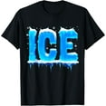 thumbnail image 1 of Ice Shirt Adult Kids Men Women Fire And Ice Costume T-Shirt, 1 of 5