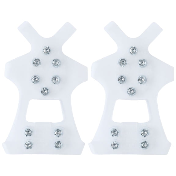 Ice Shoes Grippers Non Slip 1 Pair - Anti Slip Shoe Grips Shoes Gripper with 10 Steel Studs Crampons, Universal Ice Cleats Walk Traction Grips for Shoes,micro spikes,non slip gripper spike,size M