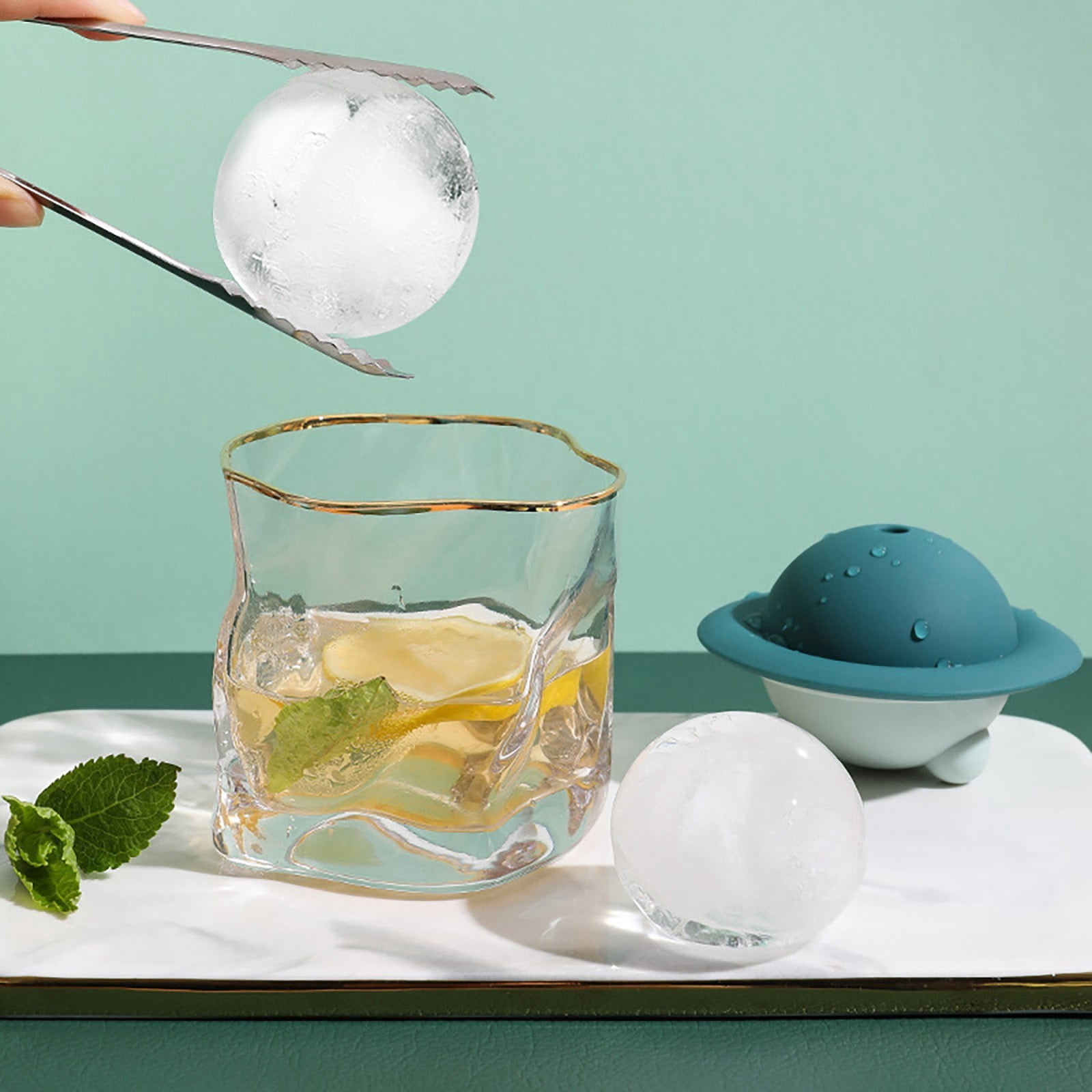 Ice Ice Silicone Whisky Ice Cube Round Ice Spheres Maker Diy Ice Clear