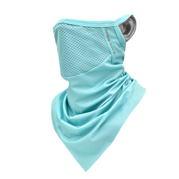 Ice Silk Bandana Scarf Earloop Half for Cycling and Outdoor Activities