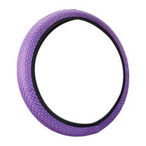 Ice Silk Breathable Microfiber Steering Wheel Cover for Various Vehicles Anti- and Anti-scratch Comfortable Grip Easy to Install