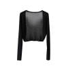Ice Silk Cardigan for Women Summer Lightweight Open Front Cropped Shrugs Tops Sun Protection Beach Cover Up