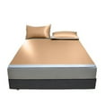 thumbnail image 1 of Ice Silk Cool Mat, Summer Sleep Solution, Breathable Machine Washable Folding Design, Warm Weather Bedroom Comfort, For Restful Sleep, 1 of 5