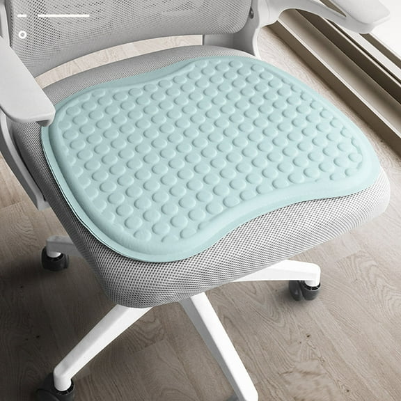 Ice Silk Cooling Seat Cushion, 18x15x1.18in, Dark Gray, 4D Breathable Design, Machine Washable, High-Density Sponge, for Office Chair, Car, Home, Patio - 1 Pack