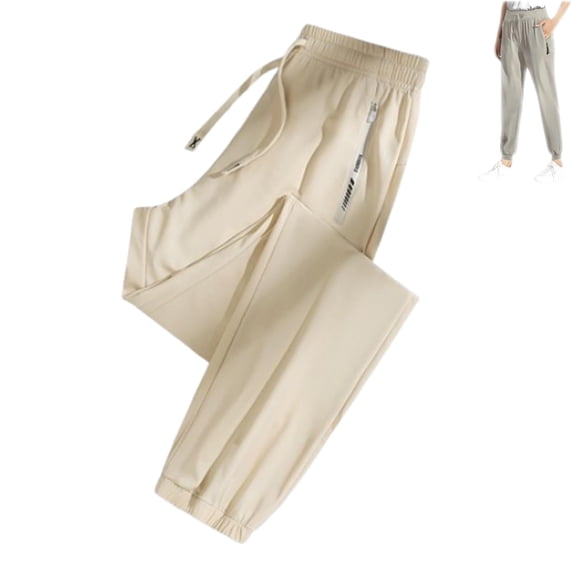 Ice Silk Cooling Shorts, Stretch Comfort Pants For Women, Unisex Soft Stretch Lightweight Casual Pants, Versatile Design, Stay Cool And Fresh All Day