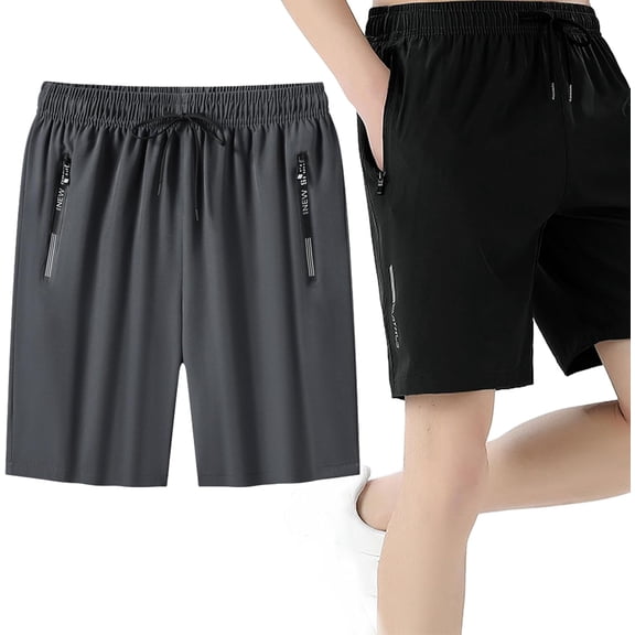 Ice Silk Cooling Shorts, Ultra-Stretch Quick-Drying Active Shorts for Senior Women Over 50