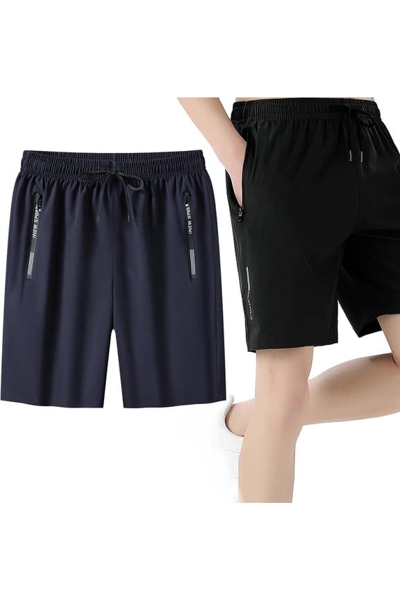 Ice Silk Cooling Shorts, Ultra-Stretch Quick-Drying Active Shorts for Senior Women Over 50