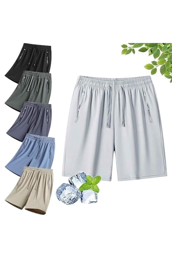Ice Silk Cooling Shorts for Seniors Women,Women's Ice Silk Quick Drying Stretch Shorts