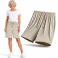 thumbnail image 1 of Ice Silk Cooling Stretch Quick-Dry Shorts, Breathable Ice Shorts for Women over 50, 1 of 7