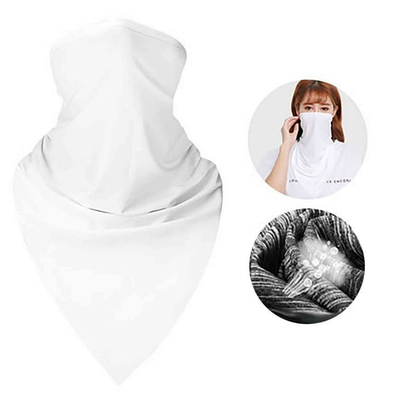 Ice Silk Cycling Headscarf Sun Protection Face Towel Breathable Uv Guard for Outdoor Sports Summer Riding Comfort Topliu