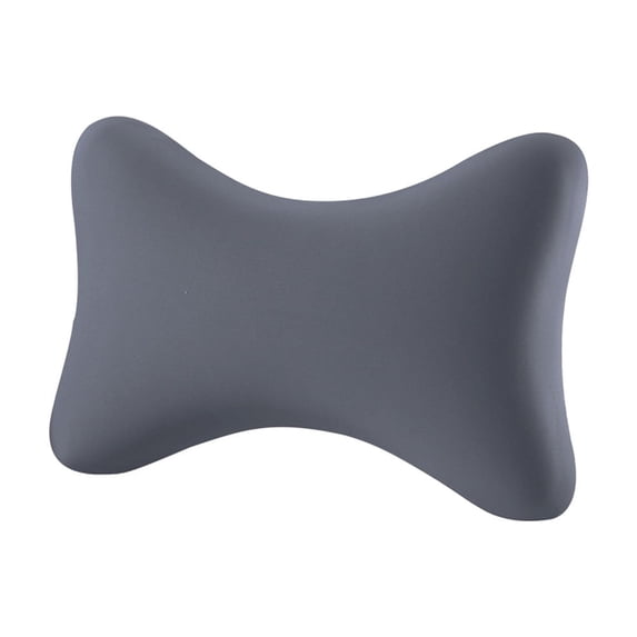 Ice Silk Dual Use Neck Headrest Pillow Slow Rebound Foam,Ergonomic Cervical Support Car Pillow,Home Office Recliner Chair Neck Cushion,Breathable Portable Travel Neck Pillow,Long Sitting Pillow