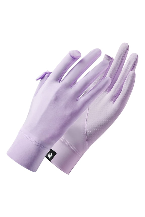 Ice Silk Gloves for Women & Men | Summer Thin Cycling Driving UV Protection | Non-Slip Outdoor Gloves | Pack of 2