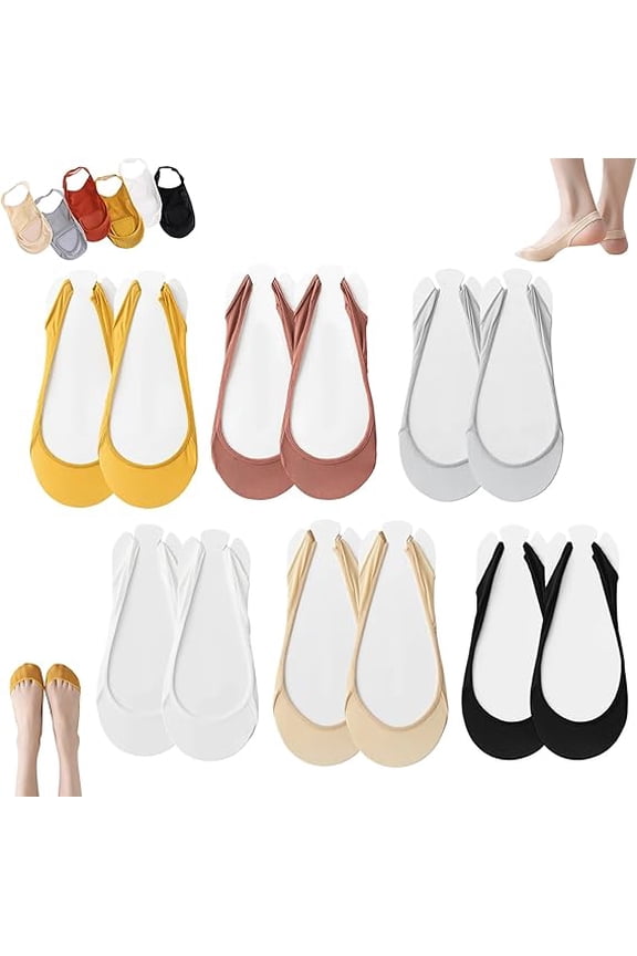Ice Silk Invisible Liners, Women's Ice Silk No Show Ultra-Thin Liners, Invisible Breathable Anti-Slip Socks