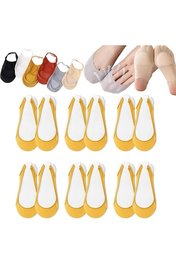Ice Silk Invisible Liners,Women's Ice Silk No Show Ultra-Thin Liners,Thin Silicone Non-slip Socks for Every Shoe