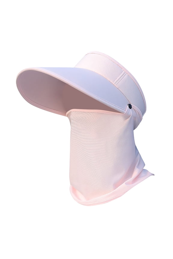 Ice Silk Large Brim Baseball Cap Women's Empty Top Cap Summer Long Brim Casual Cap Outdoor Sports Sun Shield