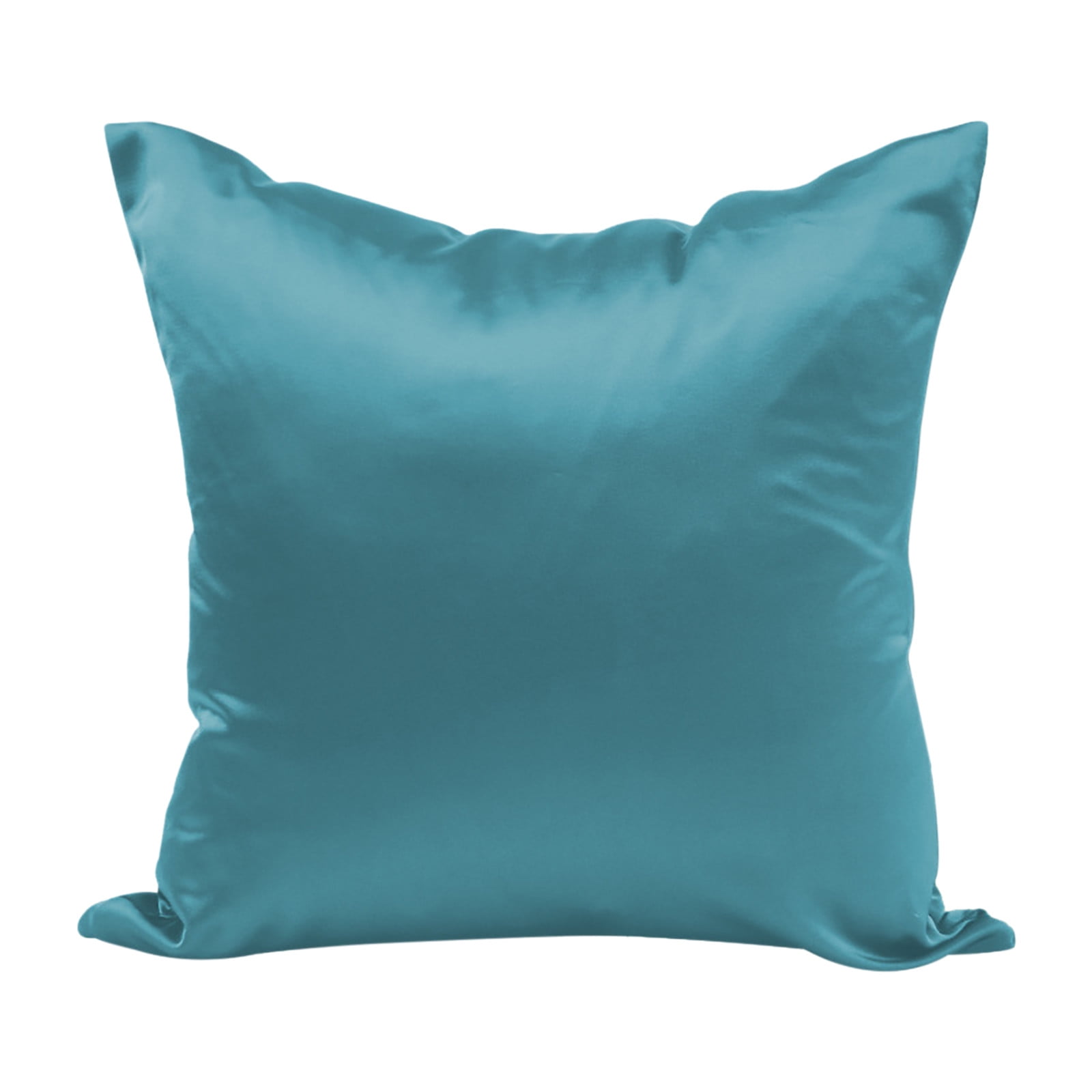 Ice Silk Pillowcase Sofa Pillow Summer Cooling Back Cushion Solid Color
