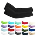 thumbnail image 1 of Ice Silk Sun Protection Arm Sleeves Quick Dry Breathable Cooling Compression Sleeve for Cycling Fishing Running Outdoor Sports Black, 1 of 3