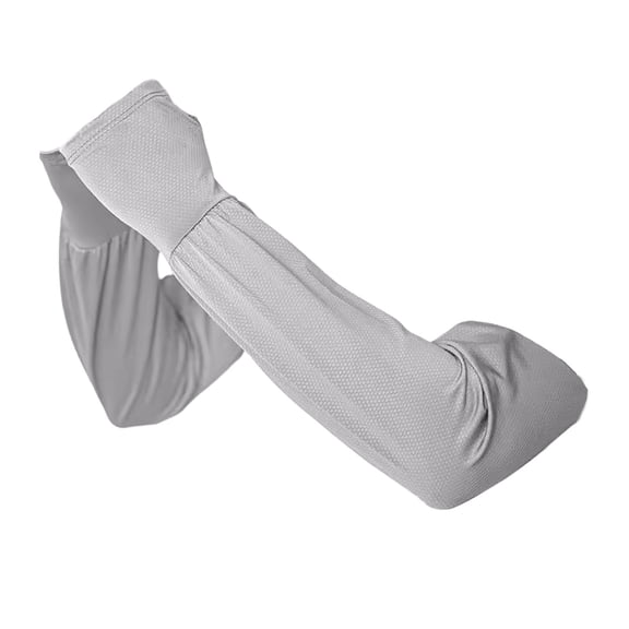Ice Silk Sun Protection Arm Sleeves, UPF 50+ UV Blocking Cooling Sleeves for Summer Outdoor Driving Cycling