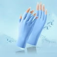 thumbnail image 1 of Ice Silk Sun Protection Fingerless Gloves GIJNRIUIUA Under $3 Half Finger Touch Screen UV Protection Cooling Driving Manicure Skincare Hand Cover Lightweight Breathable Summer Outdoor Sun Mittens, 1 of 3