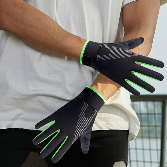 Ice Silk Sun Protection Gloves for Men and Women | Breathable Thin Outdoor Sports Cycling Fishing Gloves | Touchscreen Compatible | Stretchy Lightweight Design | Multiple Colors | 2 Pack | 26x10x2cm