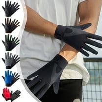 Ice Silk Sun Protection Gloves for Men & Women - Breathable UPF 50  Touchscreen Cycling Fishing Gear with Enhanced Grip & Sweat-Wicking Comfort for Outdoor Sports(Black),Ccwuwei