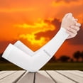 thumbnail image 1 of Ice Silk Sun Protection Sleeves for Men Women Summer Cycling Outdoor Sports Arm Sleeves Breathable Thin Essential, 1 of 4