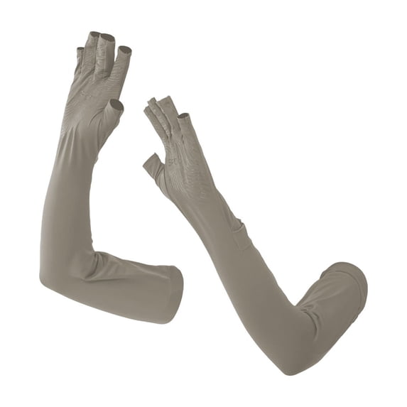 Ice Silk Sunscreen Gloves for Summer, Breathable Thin UV Protection, Non-Slip Touch Screen Design for Outdoor Driving, Lightweight, Comfortable for Daily Use