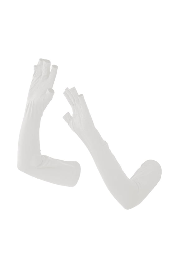 Ice Silk Sunscreen Gloves for Summer, Breathable Thin UV Protection, Non-Slip Touch Screen Design for Outdoor Driving, Lightweight, Comfortable for Daily Use