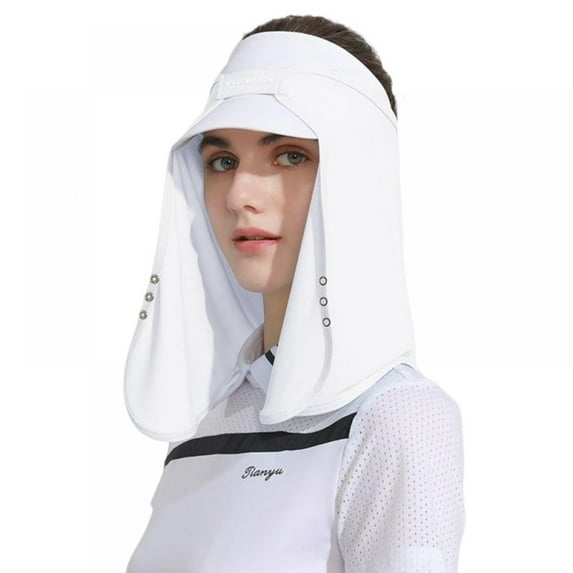 Ice Silk Sunscreen Sun Hat Curtain Outdoor Sports Sunshade Quick-drying Breathable Cap