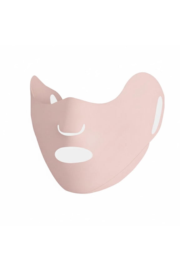 Ice Silk UV Protection Sun Cover,UPF50 UV Face Mask,Breathable Washable Sun Protection Mask for Women