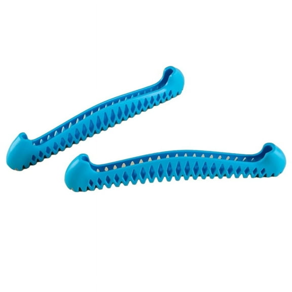 Ice Skate Blade Covers Child and Adult Figure Skating Knife Cover Knife Protection Cover Scalable & Blue TPU
