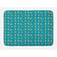 thumbnail image 1 of Ice Skates Bath Mat, Women Poses Performing Doing Exercises and Tricks, Plush Bathroom Decor Mat with Non Slip Backing, 29.5" X 17.5", Multicolor, by Ambesonne, 1 of 2