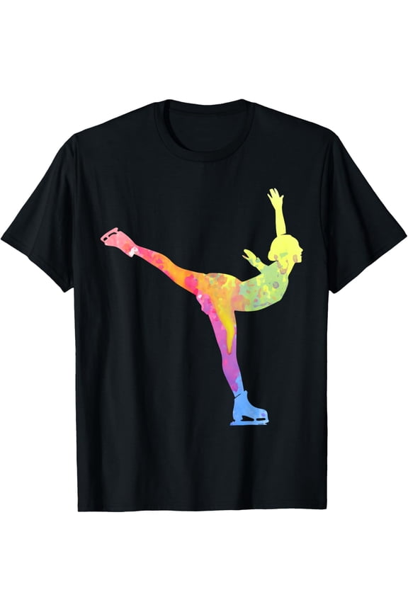 Ice Skating Figure Skater Women Winter Sports Skate Gifts T-Shirt