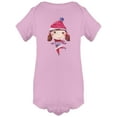 thumbnail image 1 of Ice Skating Girl Bodysuit Infant -Image by Shutterstock,  12 Months, 1 of 4