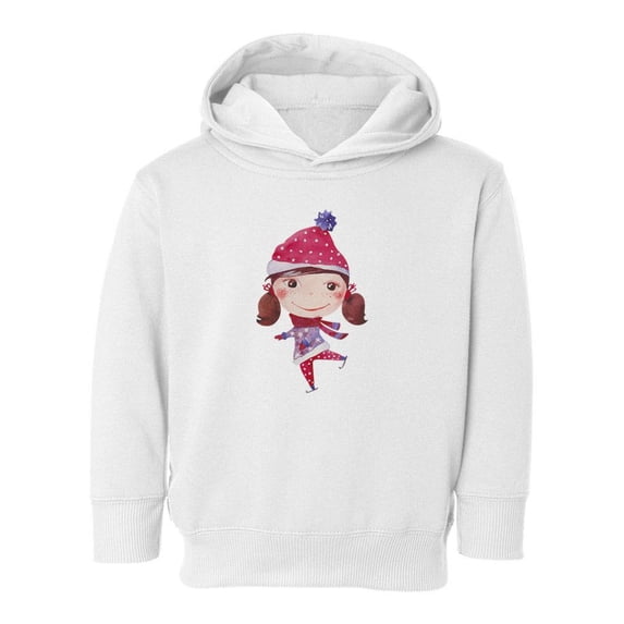 Ice Skating Girl Hoodie Toddler -Image by Shutterstock, 5 Toddler