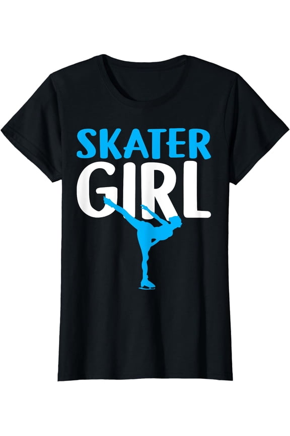 Ice Skating Girl Tee - Figure Skating Girl Cool T-Shirt