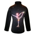thumbnail image 1 of Ice Skating Jacket with " Chinese Spiral" rhinestone applique, 1 of 3