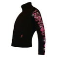 thumbnail image 1 of Ice Skating Jacket with "Pink Neon Swirls" Rhinestuds Design, 1 of 2