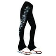 thumbnail image 1 of Ice Skating Pants with "Aqua Swirls" Rhinestones Design, 1 of 1