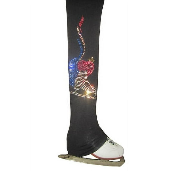 Ice Skating Pants with " Skate with wings" applique HP232